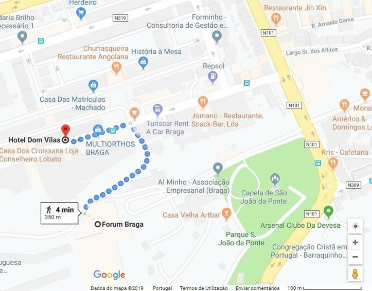 Hotel Dom Vilas Braga Luaran gambar